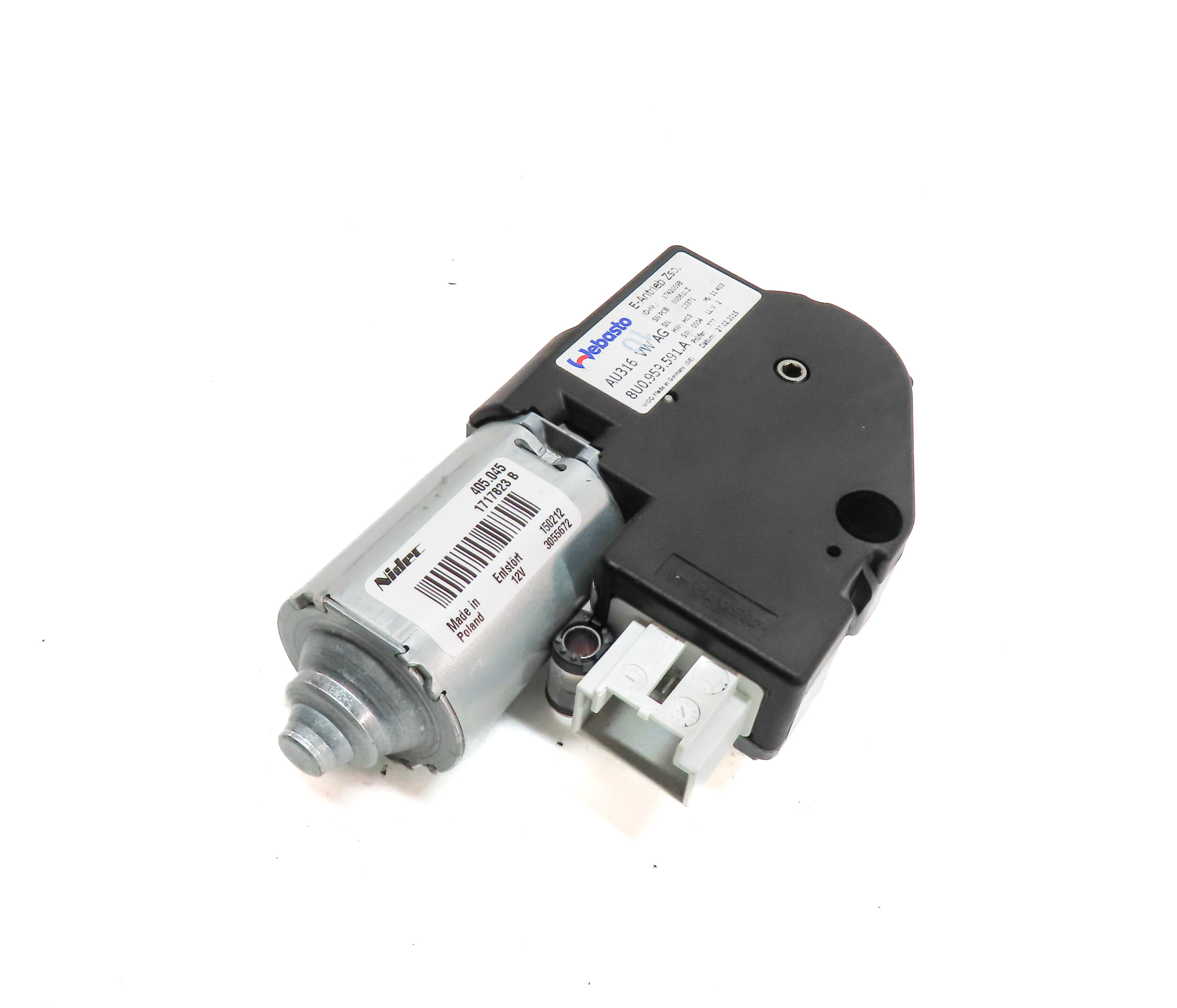 2015-2018 AUDI Q3 (8U) FRONT OR REAR SUNROOF SUN ROOF WINDOW MOTOR — exact item pictured